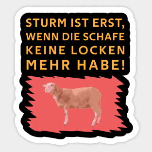 Schaf ohne Locken Sticker